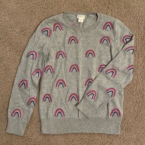 Crewcuts Girls Rainbow Sweater, size 8